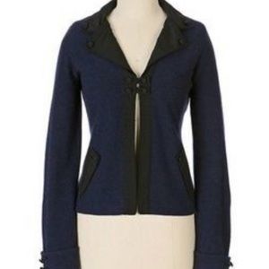 Anthropologie Two if by Sea Blazer Jacket Wool